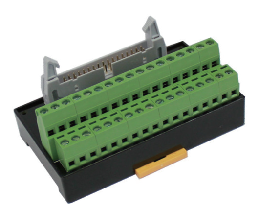 通用端子臺(tái)(歐式端子，34位MIL連接器)ST023N