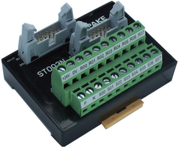 專用端子臺(tái)(10位MIL連接器，8點(diǎn))ST003N